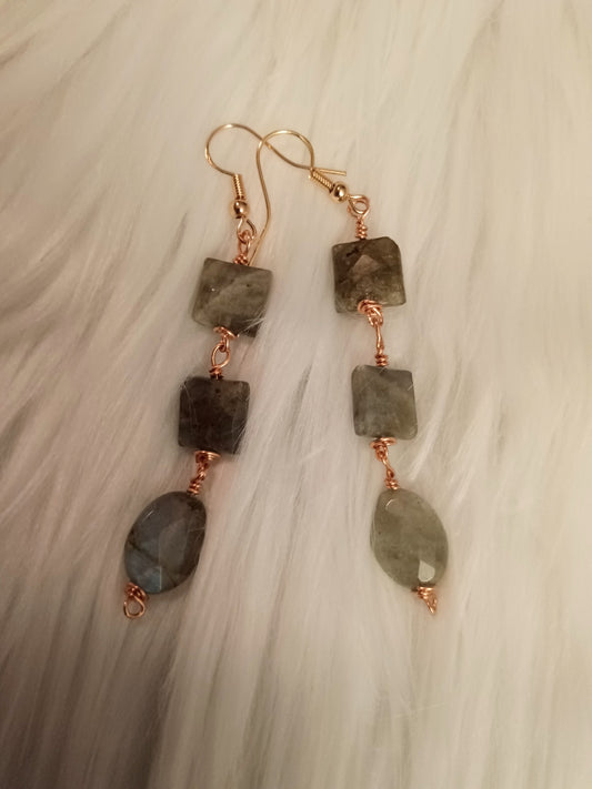 Labradorite Earrings