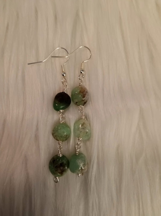 Chrysoprase Earrings