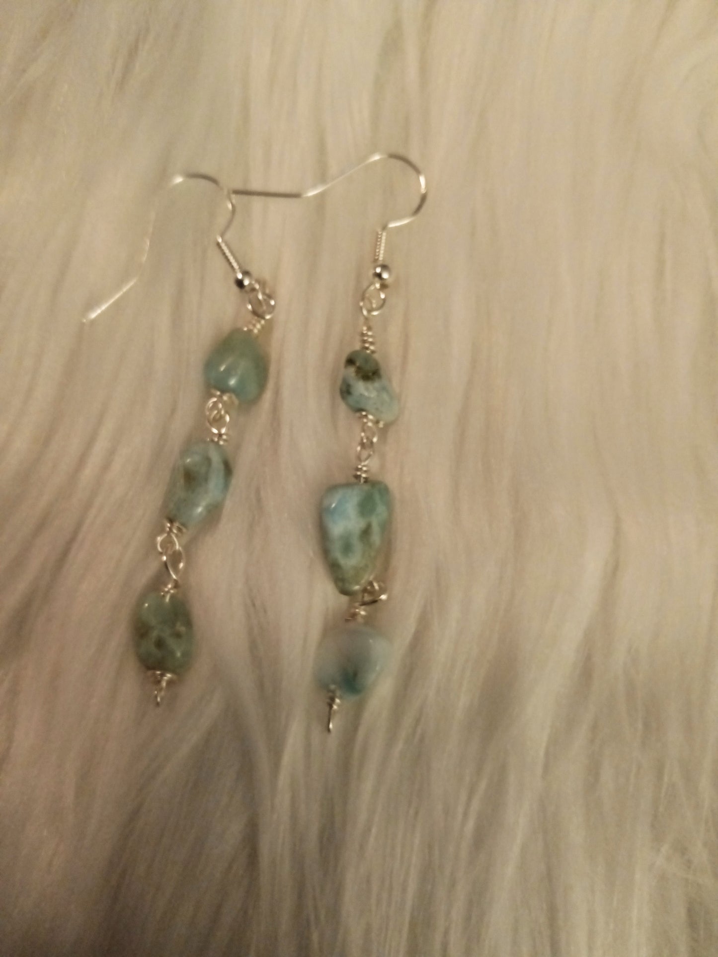 Larimar Earrings