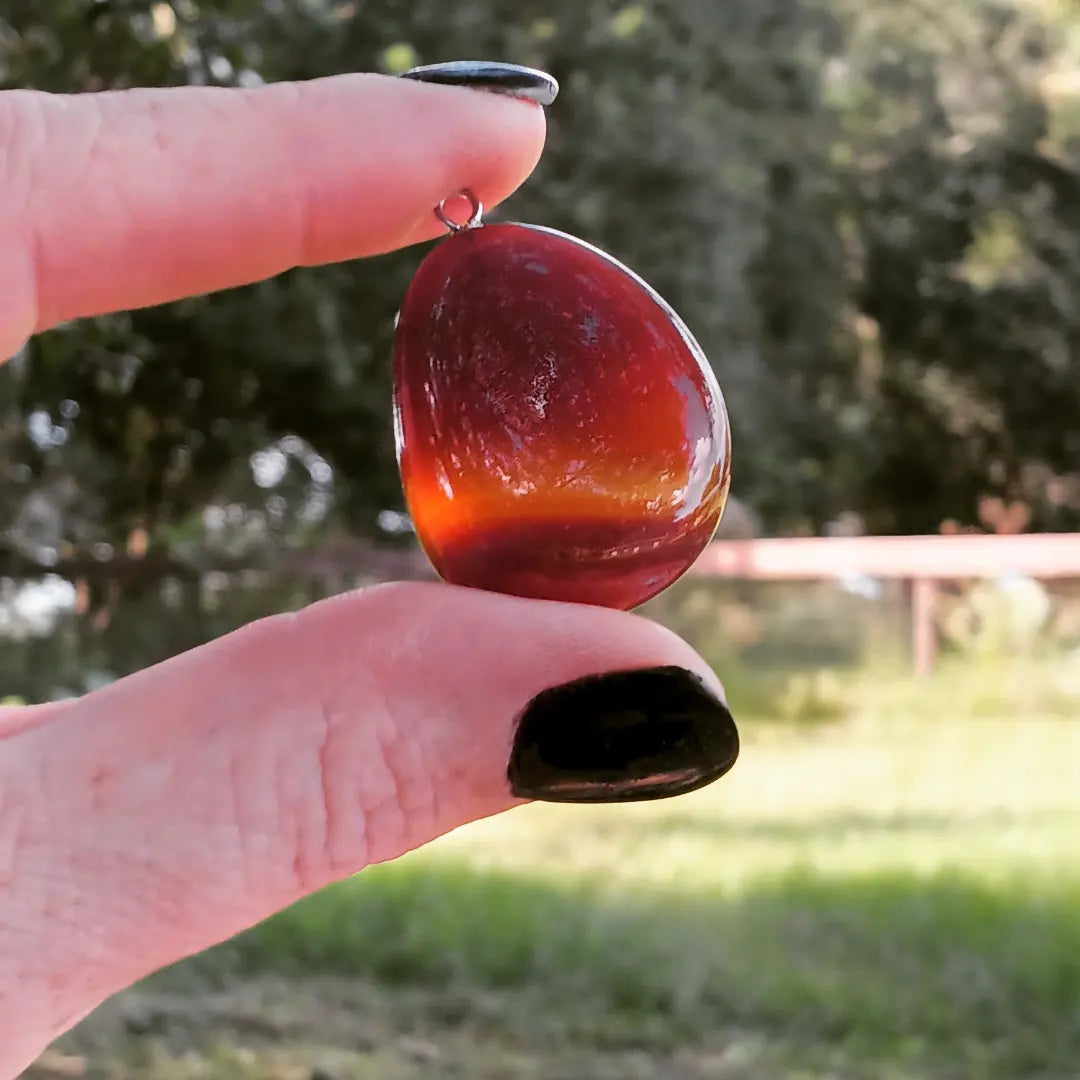 Carnelian keychain