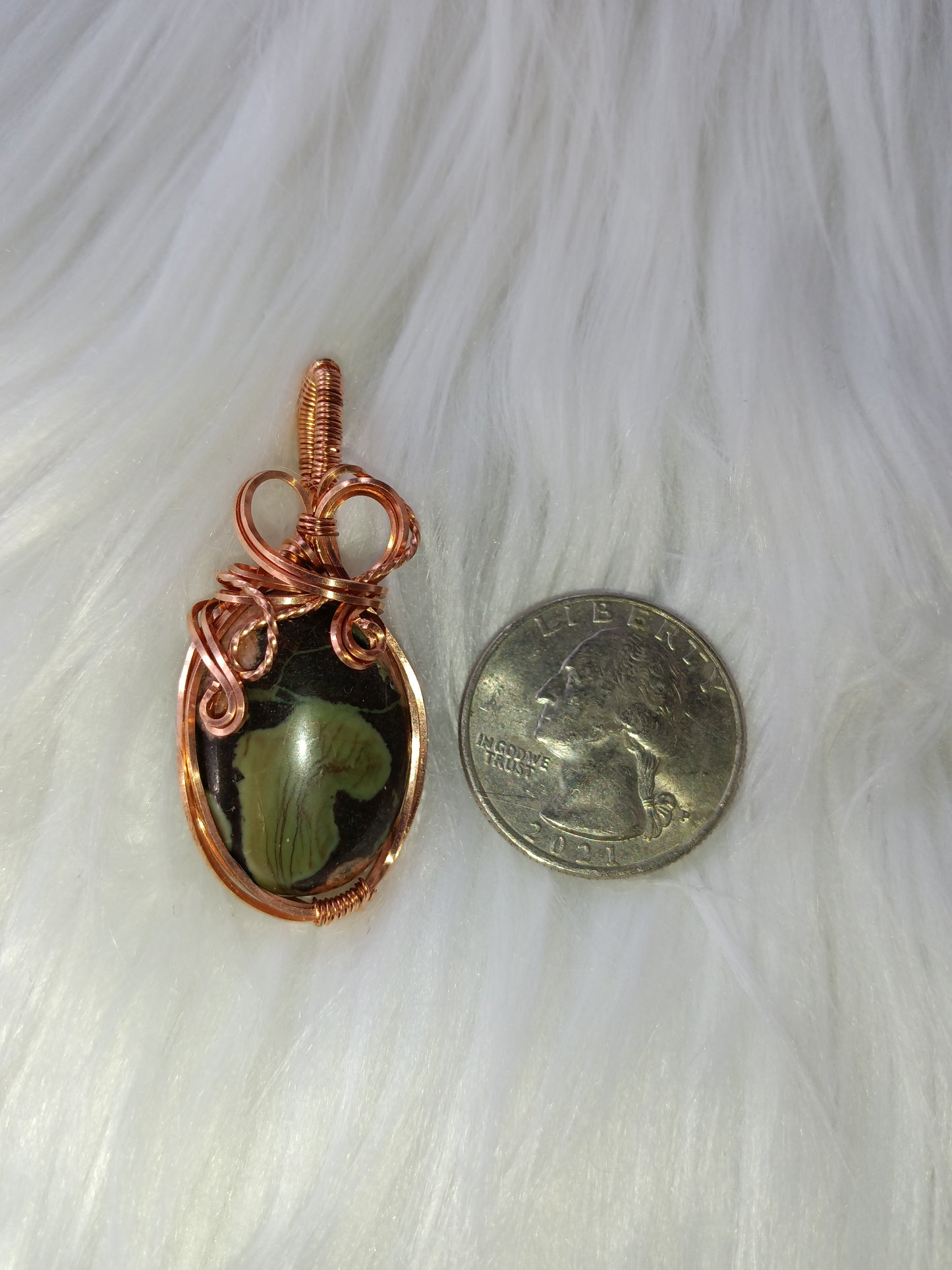 Plum Agate Pendant