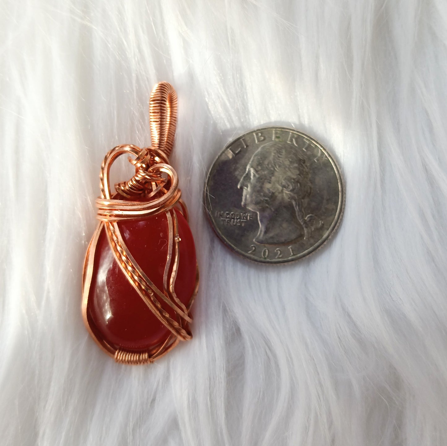 Red Agate Pendant