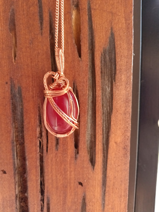 Red Agate Pendant