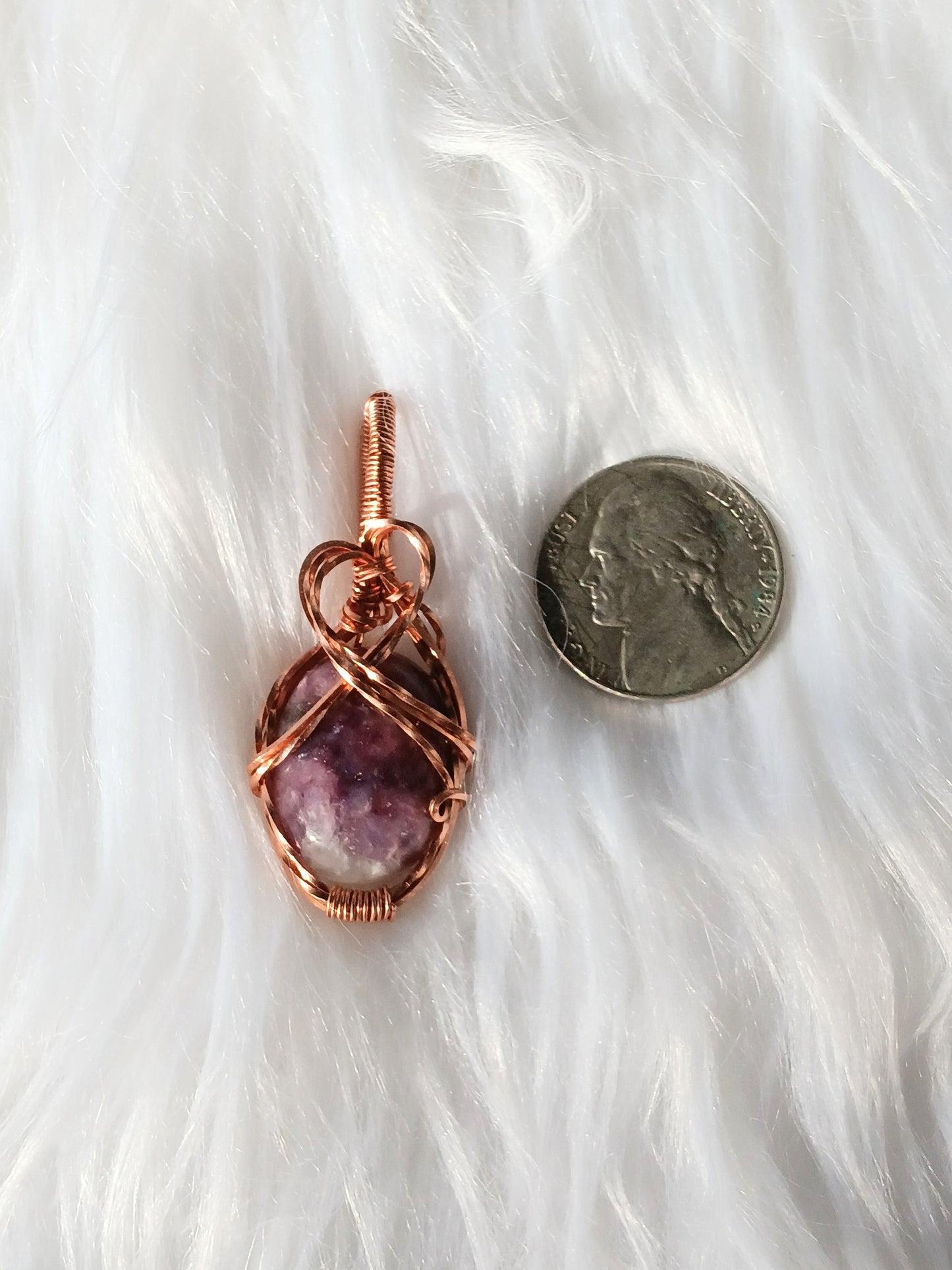 Mini Lepidolite Pendant