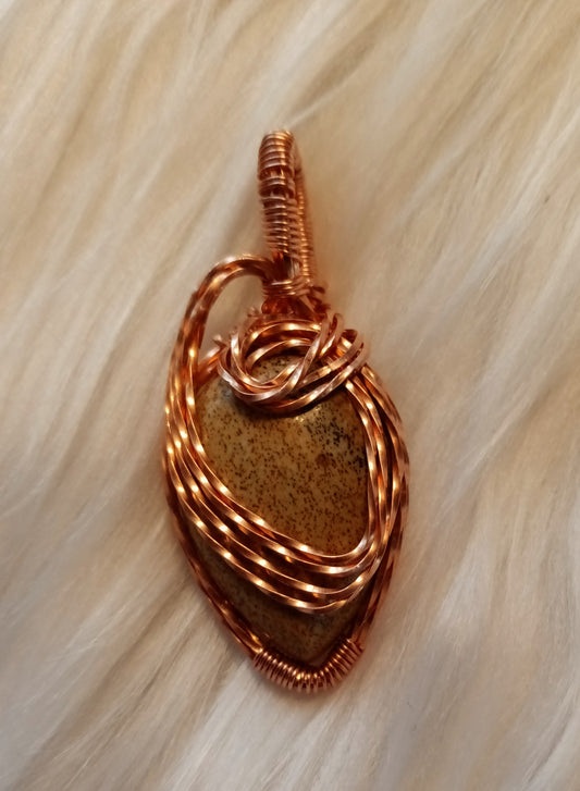 Picture Jasper Pendant