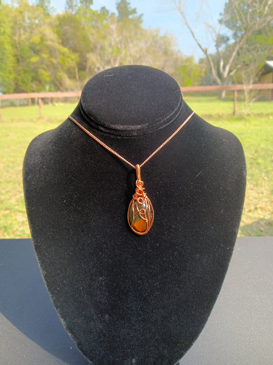 Blue Tiger's Eye Pendant