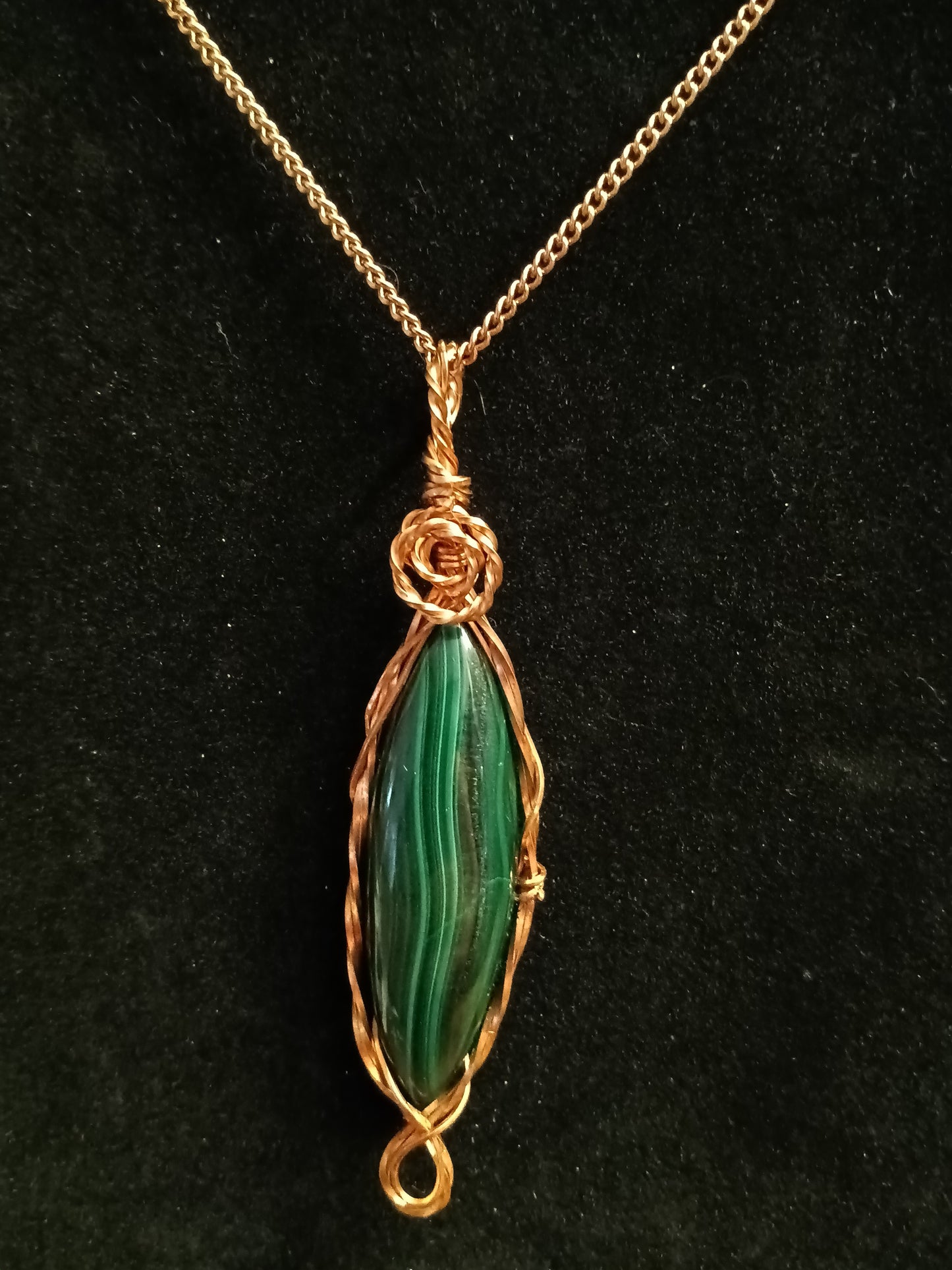 Malachite pendant