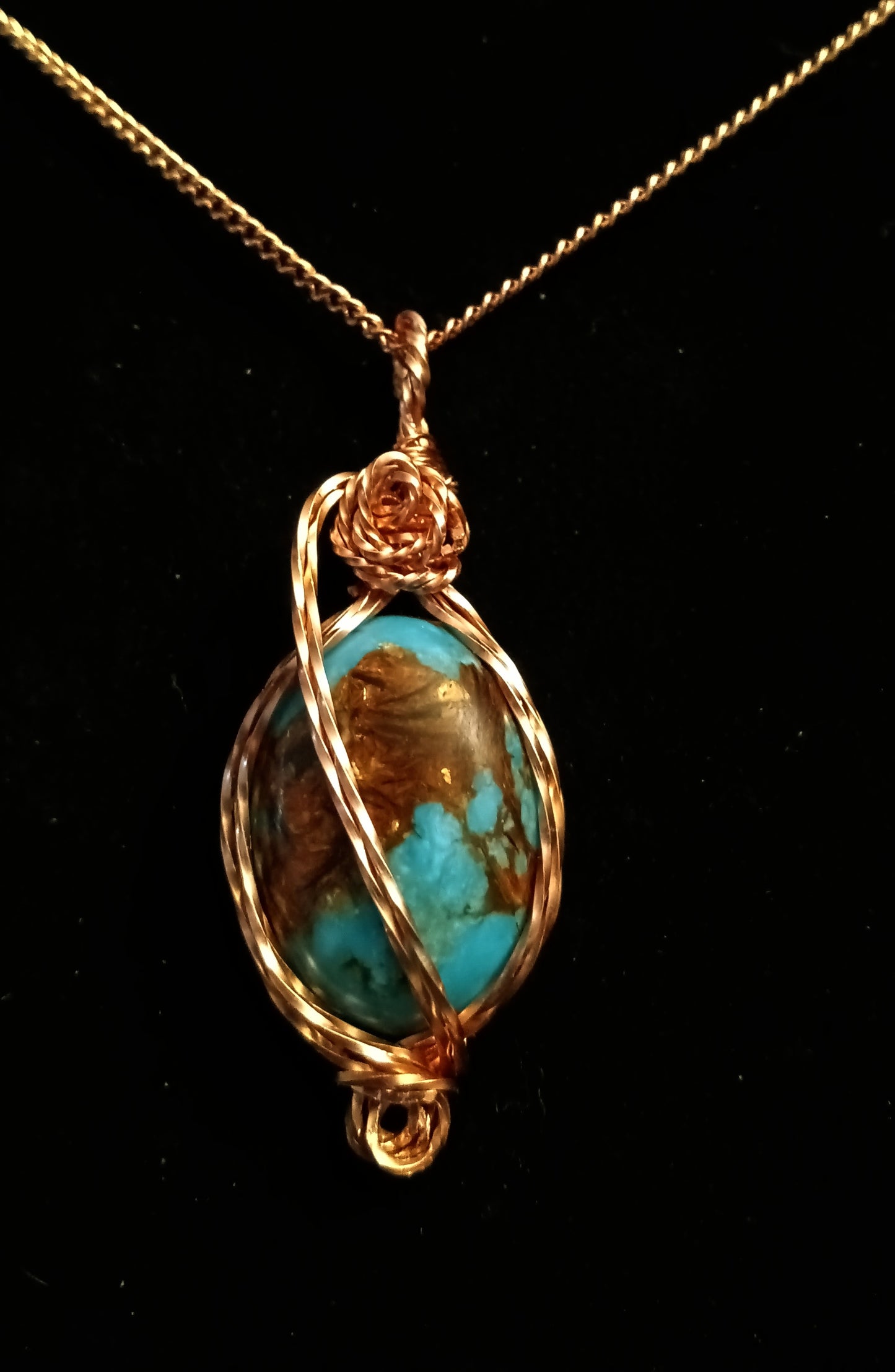 Sky Blue Sea Impediment Jasper Pendant