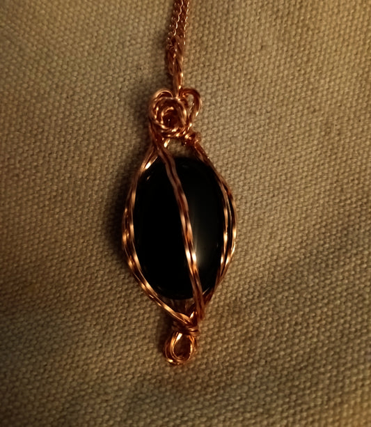 Black Obsidian Pendant